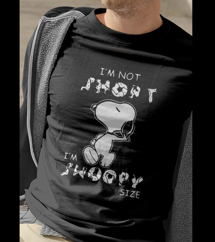 I'm Not Short I'm Snoopy Size The Peanuts Movie T-Shirt