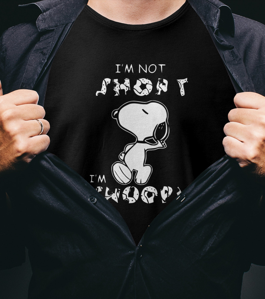 I'm Not Short I'm Snoopy Size The Peanuts Movie T-Shirt