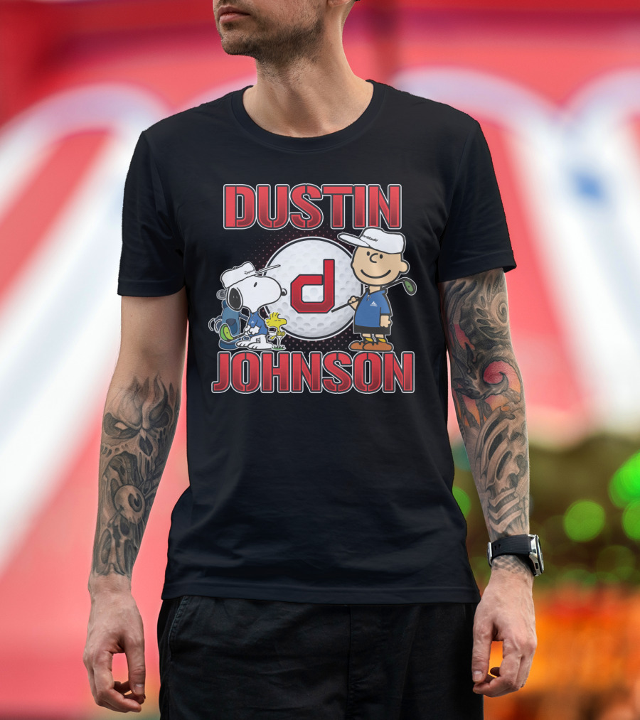 Dustin Johnson Pro Golf Snoopy The Peanuts Movie T-Shirt