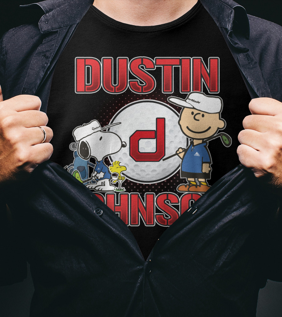 Dustin Johnson Pro Golf Snoopy The Peanuts Movie T-Shirt