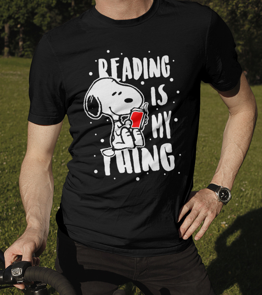 Reading Is My Thing Snoopy The Peanuts Movie T-Shirt
