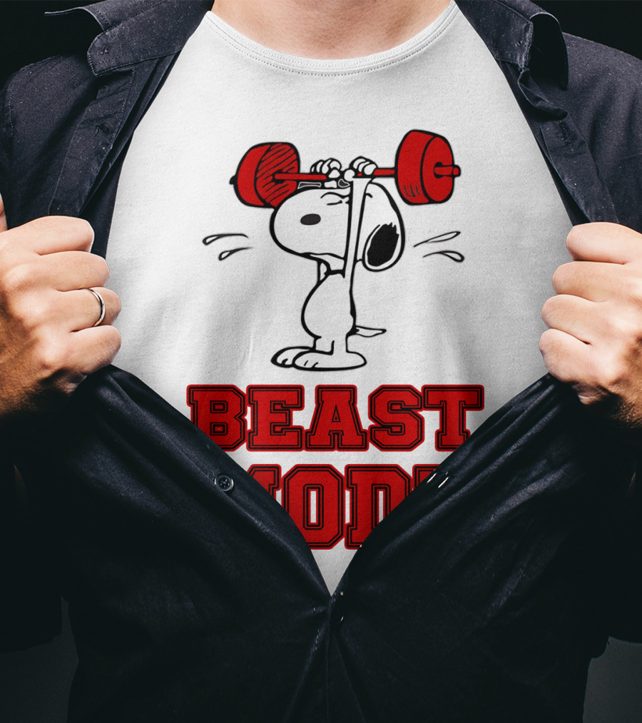 Snoopy Beast Mode The Peanuts Movie T-Shirt