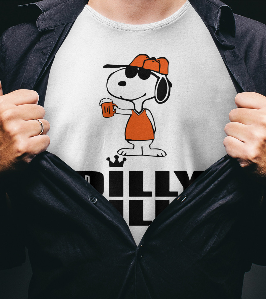 Dilly Dilly Funny Snoopy The Peanuts Movie Beer Hat And Glass T-Shirt