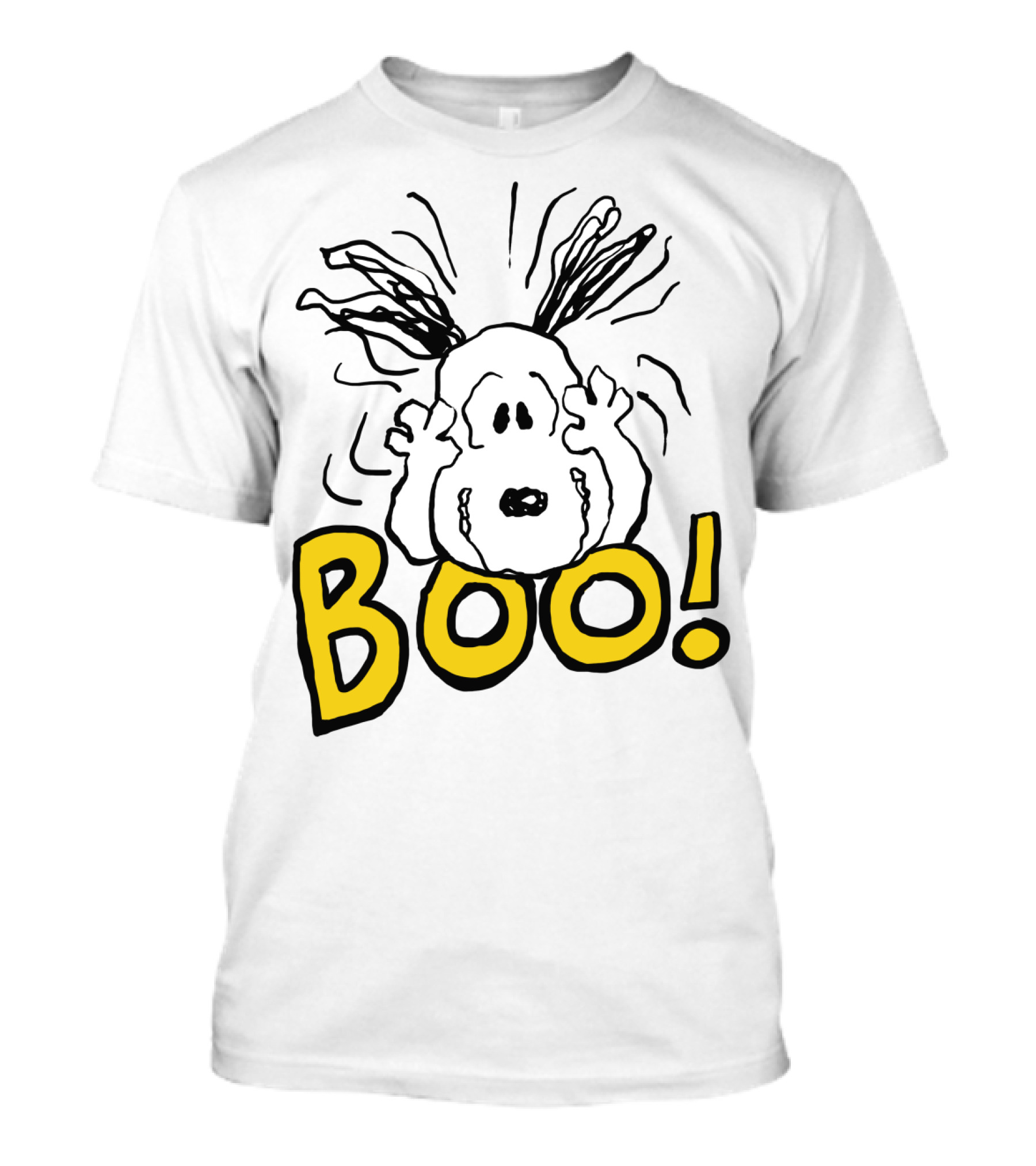 BOO Halloween Snoopy The Peanuts Movie T-Shirt