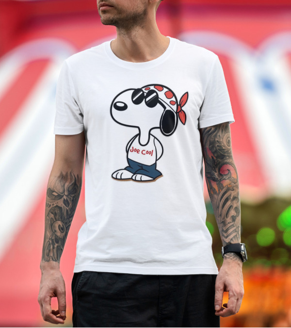 Premium T-Shirt: Joe Cool Don't Mess With Snoopy The Peanuts Movie T-Shirt Joe Cool Don't Mess With Snoopy The Peanuts Movie T-Shirt