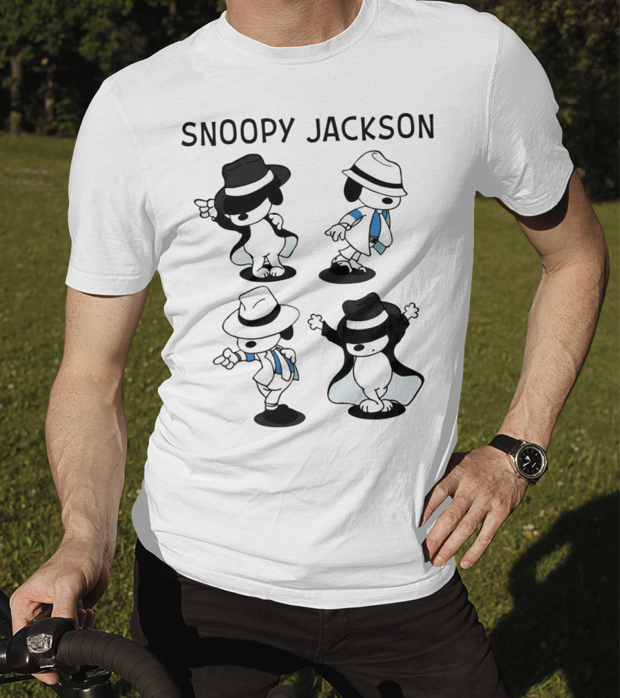 Snoopy Jackson Dancing Moves Peanuts Movie T-Shirt