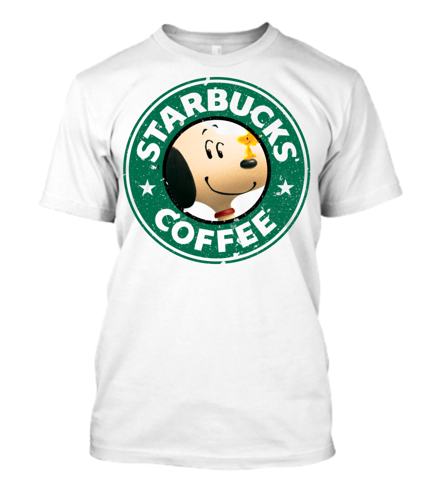 Starbucks Coffee Snoopy The Peanuts Movie Woodstock T-Shirt