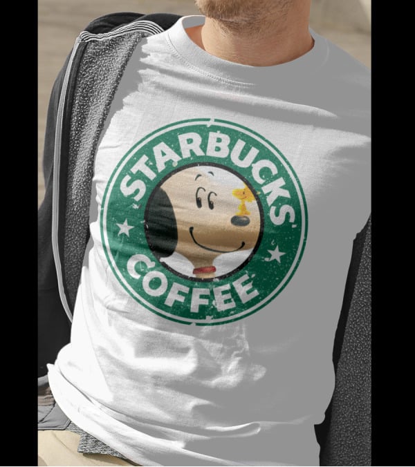 Starbucks Coffee Snoopy The Peanuts Movie Woodstock T-Shirt