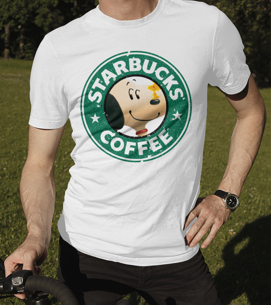 Starbucks Coffee Snoopy The Peanuts Movie Woodstock T-Shirt