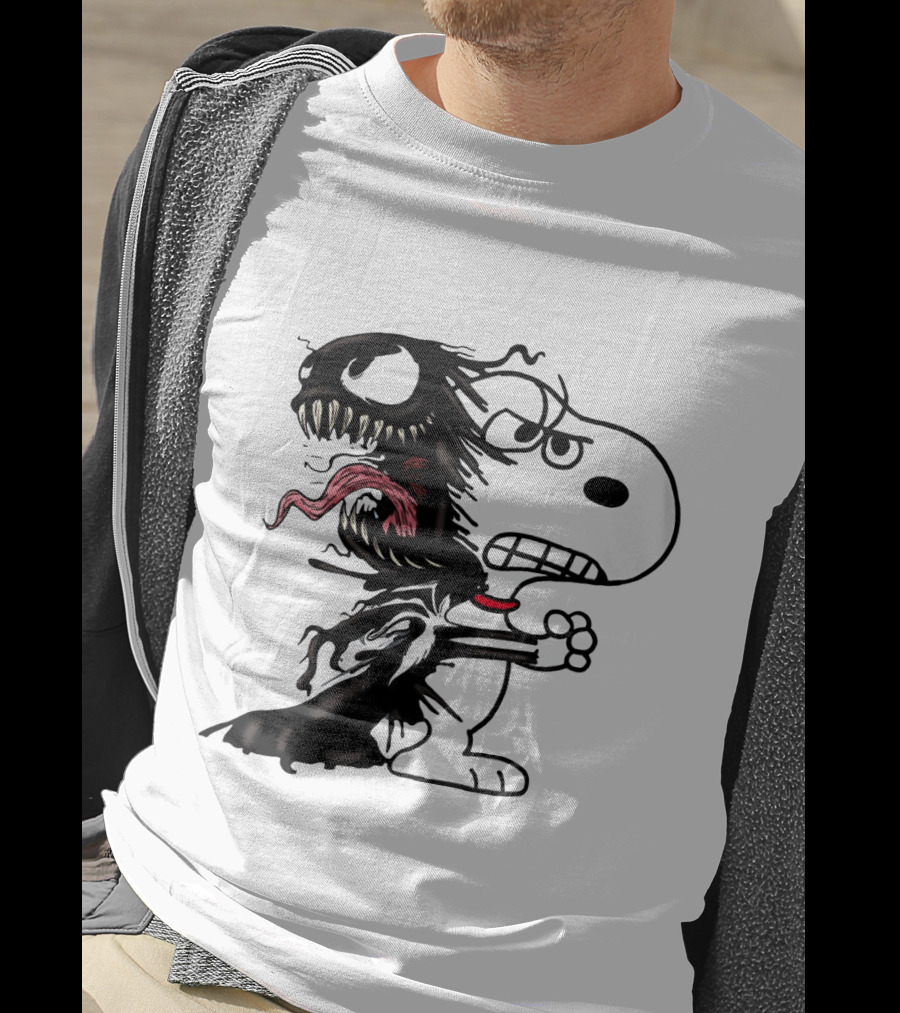 Venom Snoopy Mashup The Peanuts Movie T-Shirt