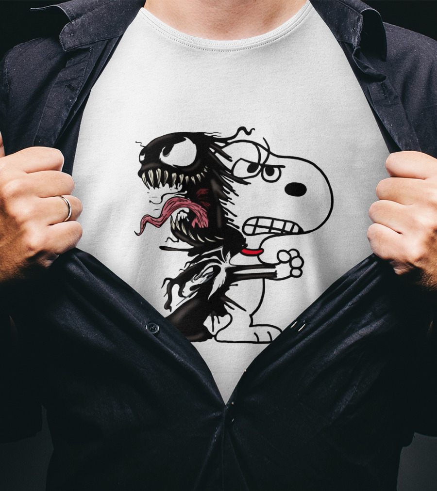 Venom Snoopy Mashup The Peanuts Movie T-Shirt