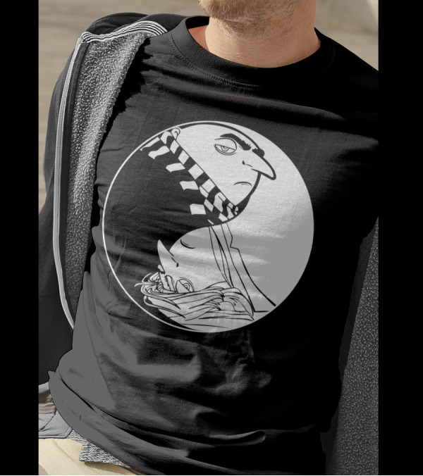 Gru And Dru Yin Yang Minions Despicable Me Sibling Symbol Harmony T-Shirt
