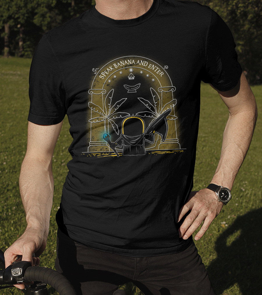 Speak Banana And Enter Despicable Me Minions Portal Scene T-Shirt