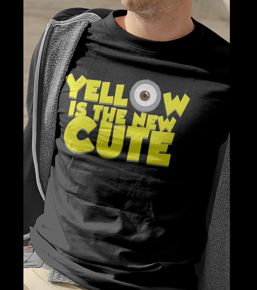 Yellow Is The New Cute Despicable Me Minions Eye T-Shirt
