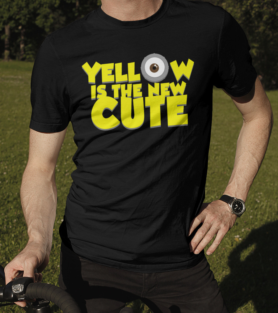 Yellow Is The New Cute Despicable Me Minions Eye T-Shirt