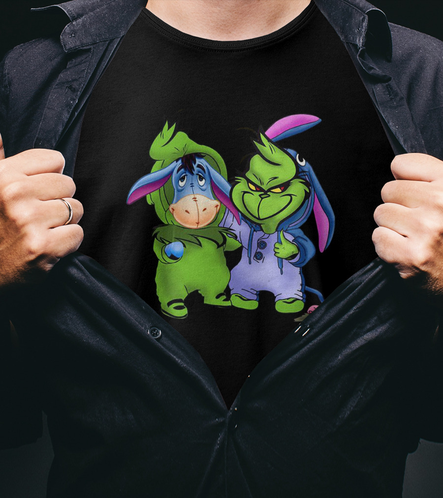 Baby Eeyore And Grinches Pajama Friends T-Shirt