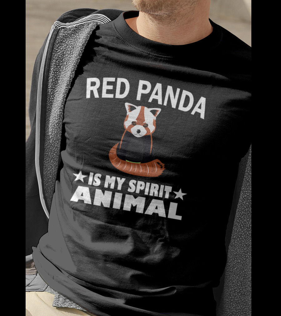 Red Panda Is My Spirit Animal T-Shirt