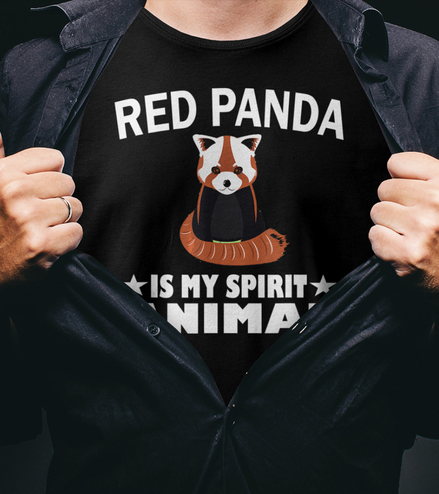 Red Panda Is My Spirit Animal T-Shirt