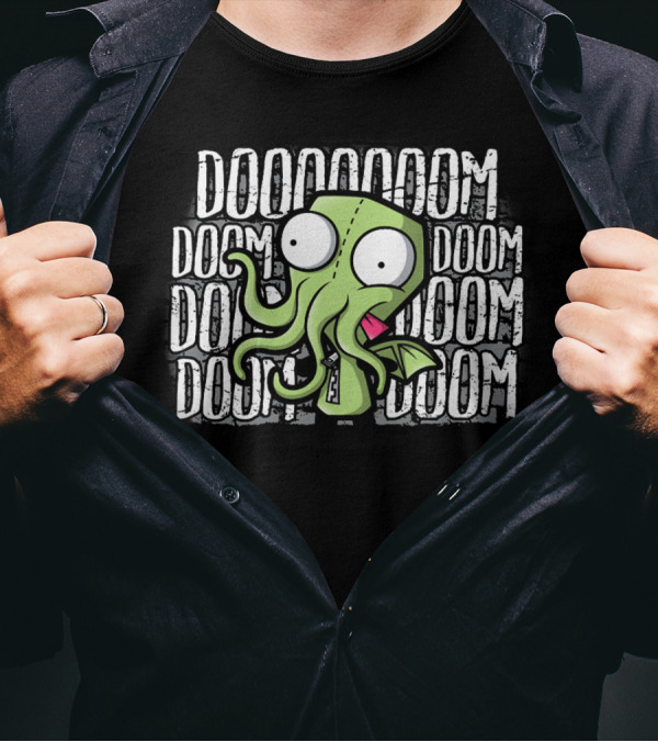 Gircthulhu Doom Doom Doom Gir Invader Zim Monster Tentacles T-Shirt