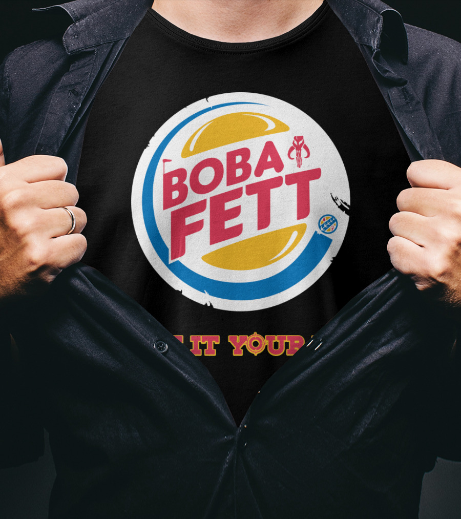 Hunt It Your Way Boba Fett Star Wars Burger T-Shirt