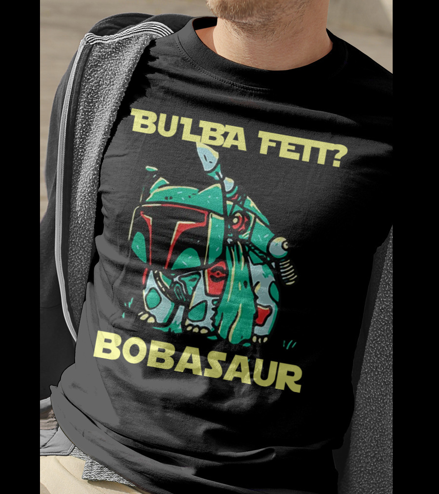 Bulba Fett Bobasaur Star Wars Crossover T-Shirt