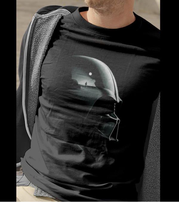 Star Wars Darth Vader Always Missing You Scenic Reflection T-Shirt