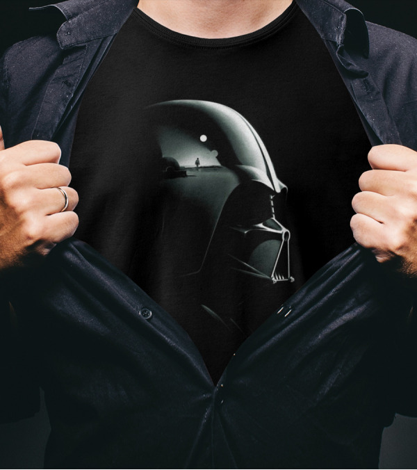Star Wars Darth Vader Always Missing You Scenic Reflection T-Shirt