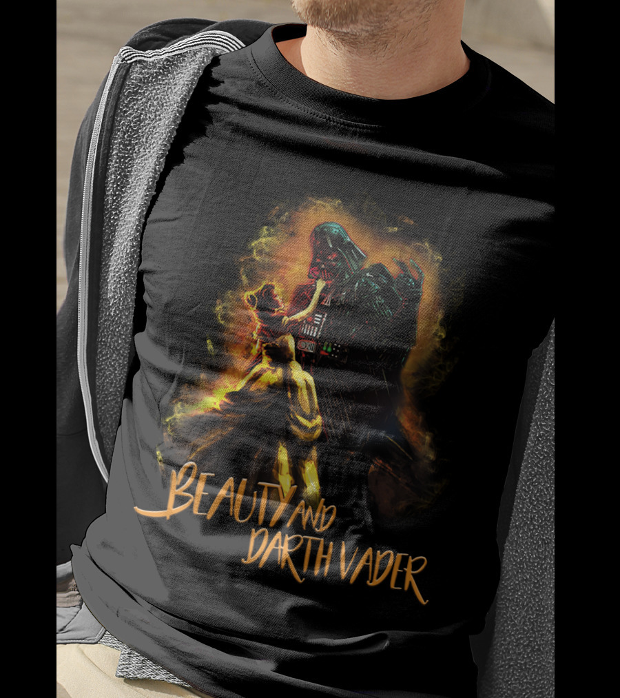 Beauty And The Darth Vader Star Wars Romance Fusion T-Shirt