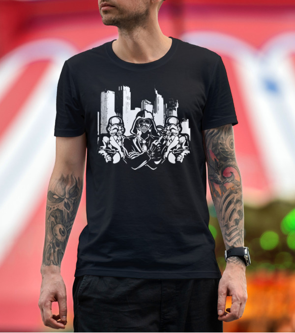 Premium T-Shirt: City Empire Darth Vader and Stormtroopers Star Wars T-Shirt City Empire Darth Vader and Stormtroopers Star Wars T-Shirt