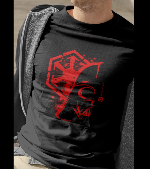 Dark Force Darth Vader Imperial Emblem Star Wars T-Shirt