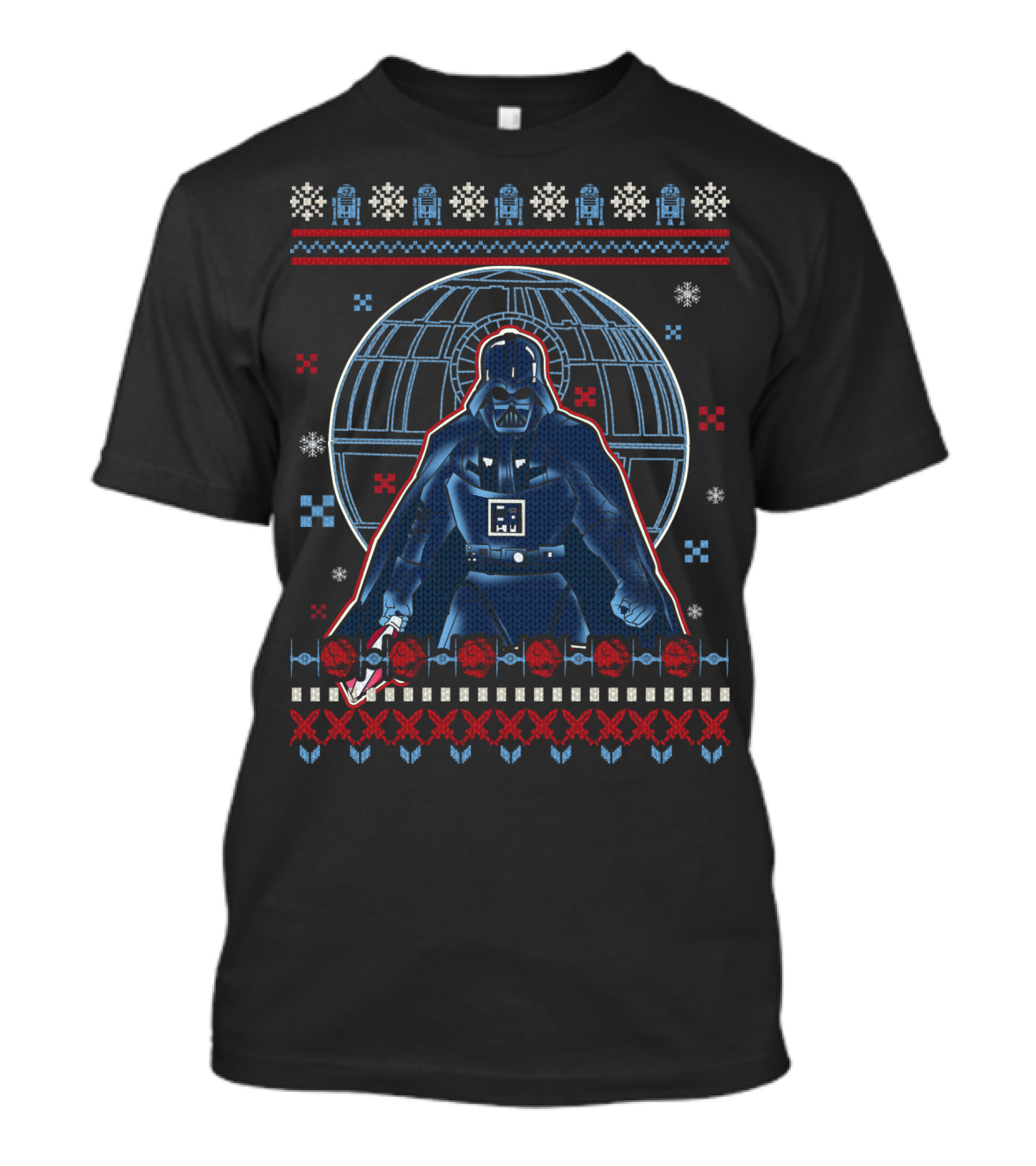 Star Wars Darth Knight Vader Xmas Night Christmas T-Shirt
