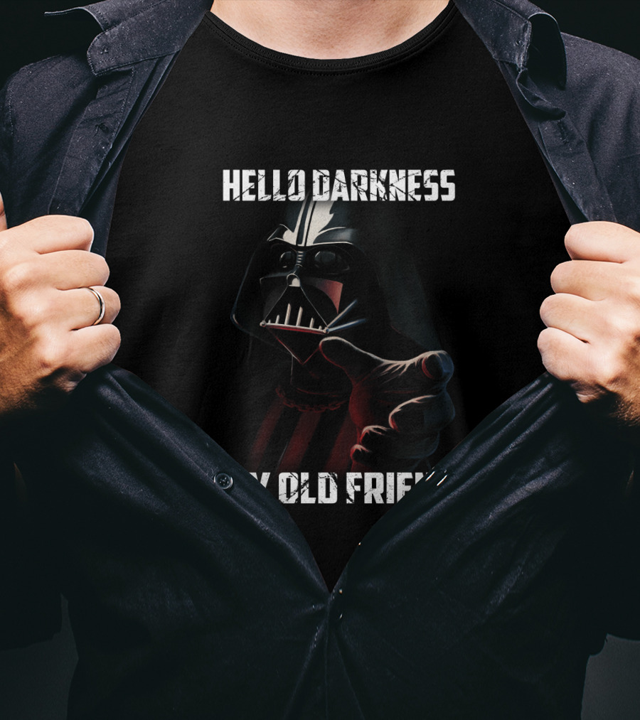 Hello Darkness My Old Friend Darth Vader Star Wars T-Shirt