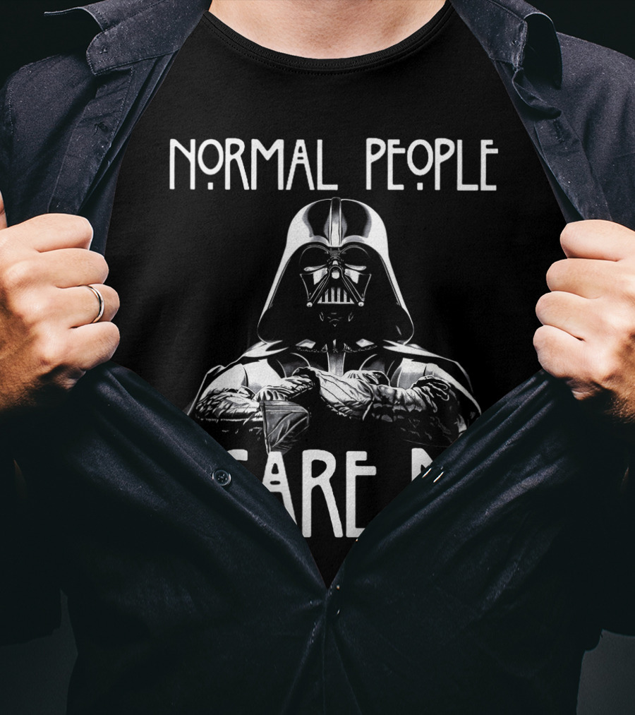 Normal People Scare Me Darth Vader Star Wars Halloween T-Shirt