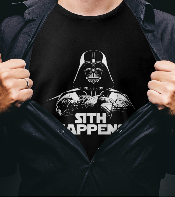 Darth Vader Sith Happens Star Wars T-Shirt