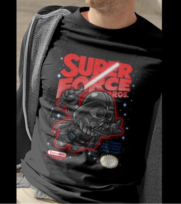 Super Force Bros Darth Vader Tatooine Entertainment System Adventure T-Shirt