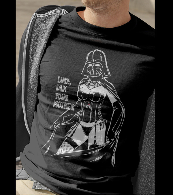 Women Darth Vader Luke I Am Your Mother Star Wars T-Shirt