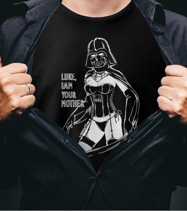 Women Darth Vader Luke I Am Your Mother Star Wars T-Shirt