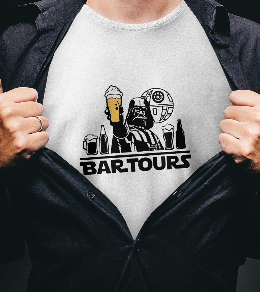 Darth Vader Beer Lovers Bar Tours Star Wars T-Shirt