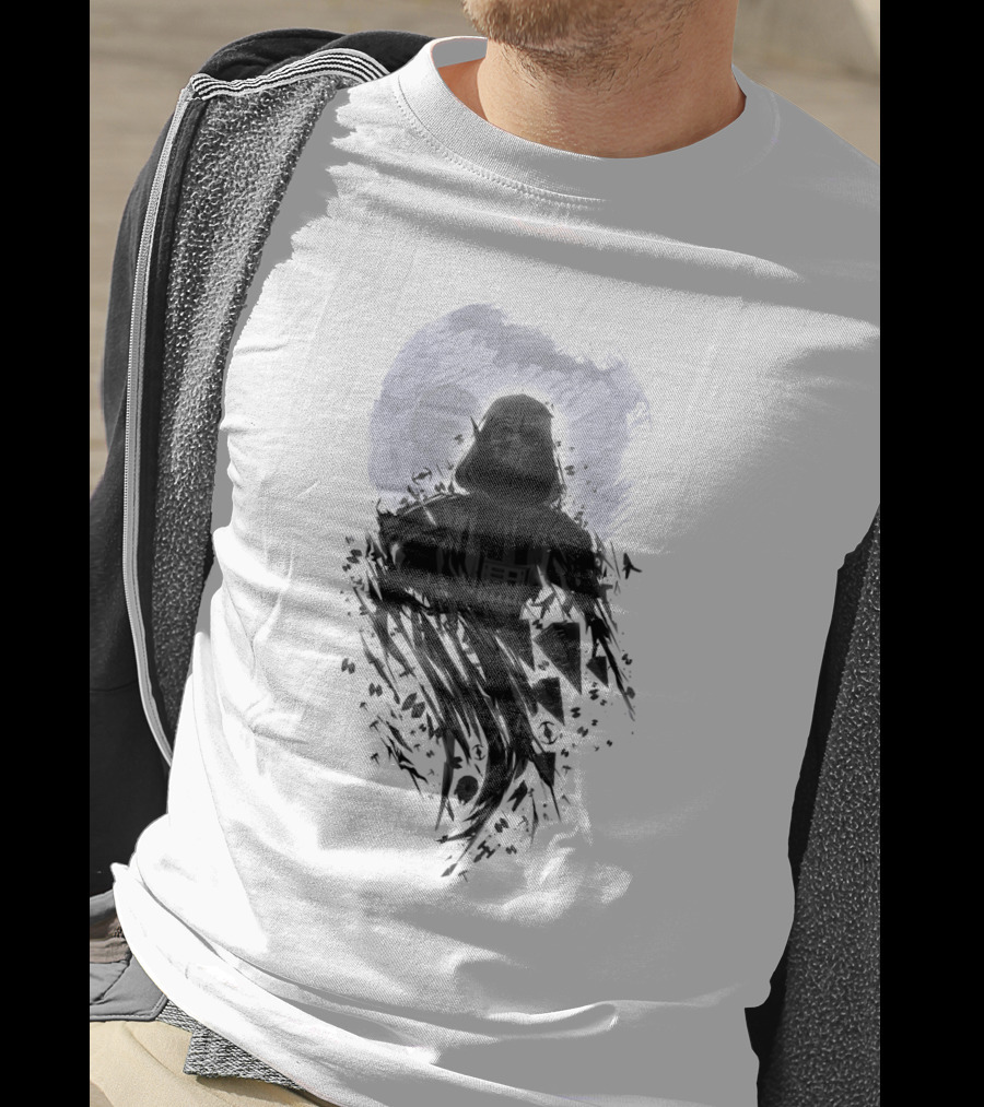 Darth Vader Shadow Of The Dark Side Star Wars Moon Scene T-Shirt