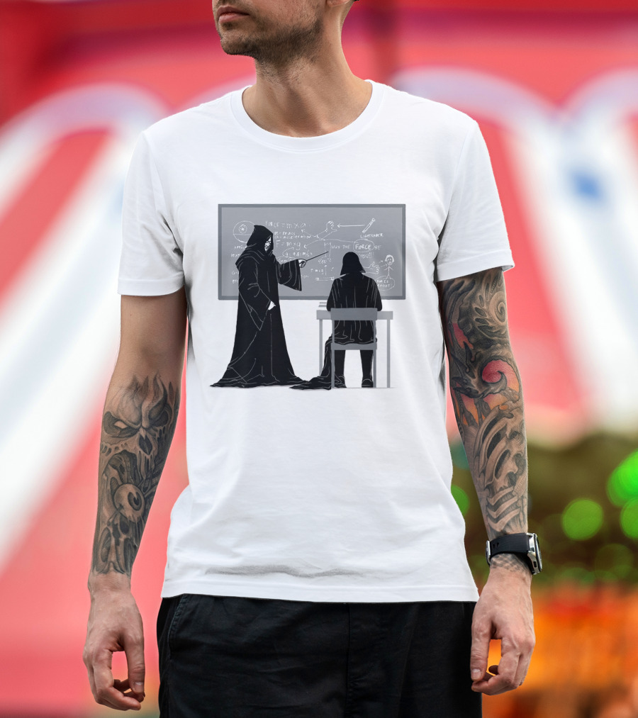 Teach the Force Darth Vader Dark Side Star Wars Classroom T-Shirt