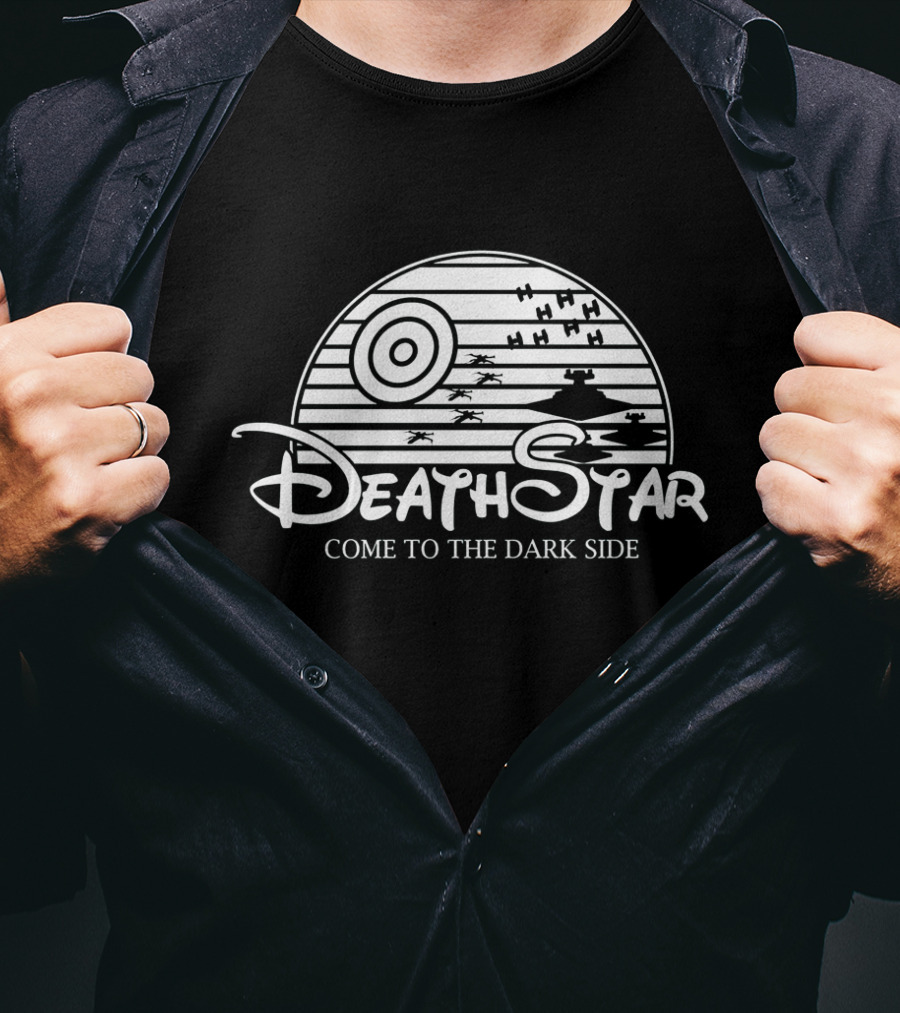 Classic Death Star Come To The Dark Side Disney Moon Star Wars T-Shirt