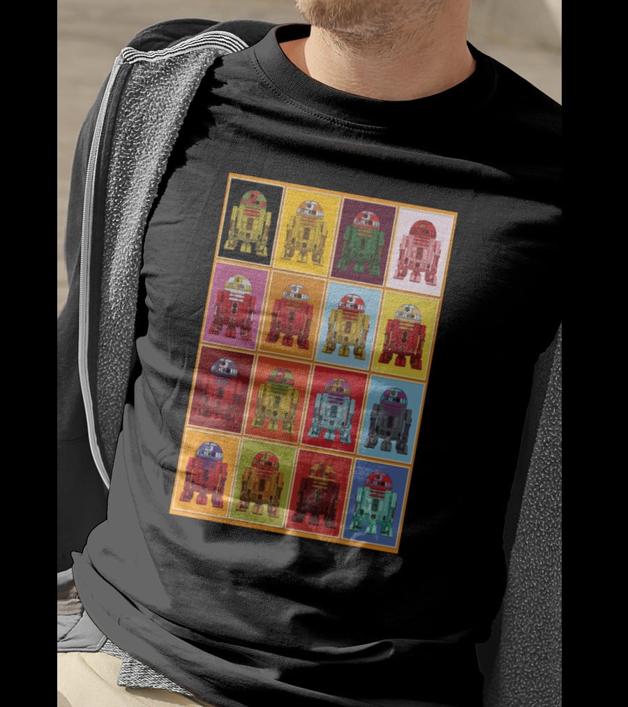 Retro Classic R2 D2 Droids Star Wars Pop T-Shirt