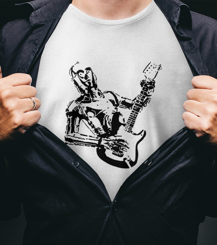 C 3PO Guitar Playing Droids Star Wars T-Shirt