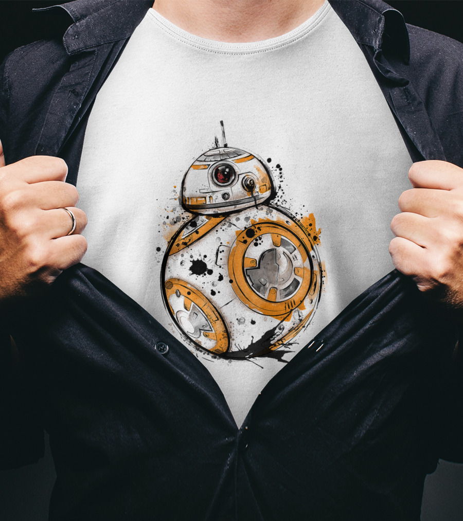Ink Tattoo Inspired BB-8 Droids Star Wars T-Shirt
