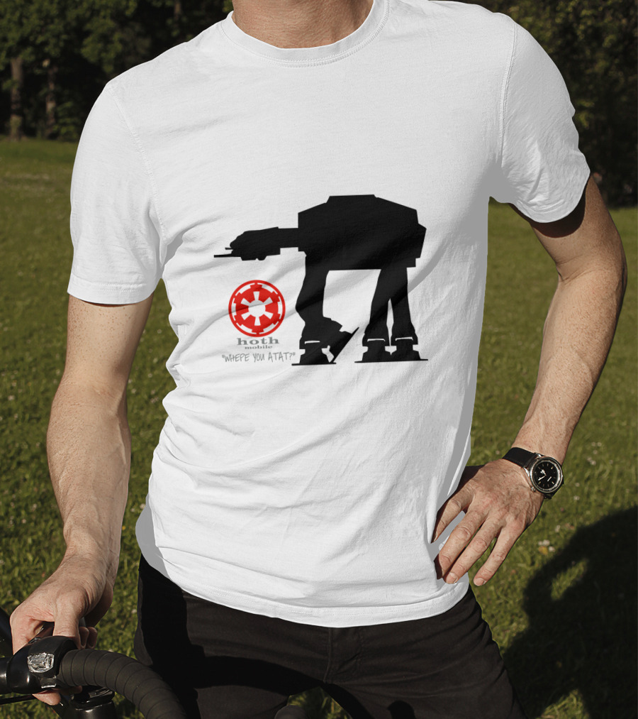Hoth Mobile Whepe You AT-AT? Star Wars Droids T-Shirt