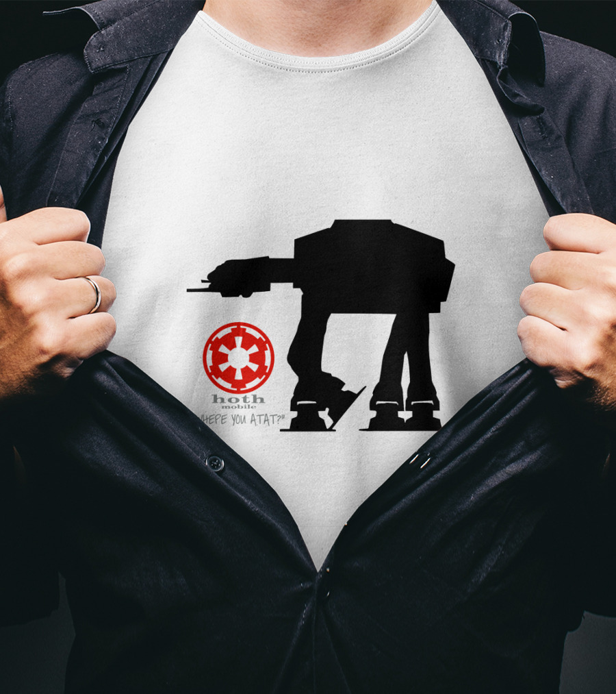 Hoth Mobile Whepe You AT-AT? Star Wars Droids T-Shirt
