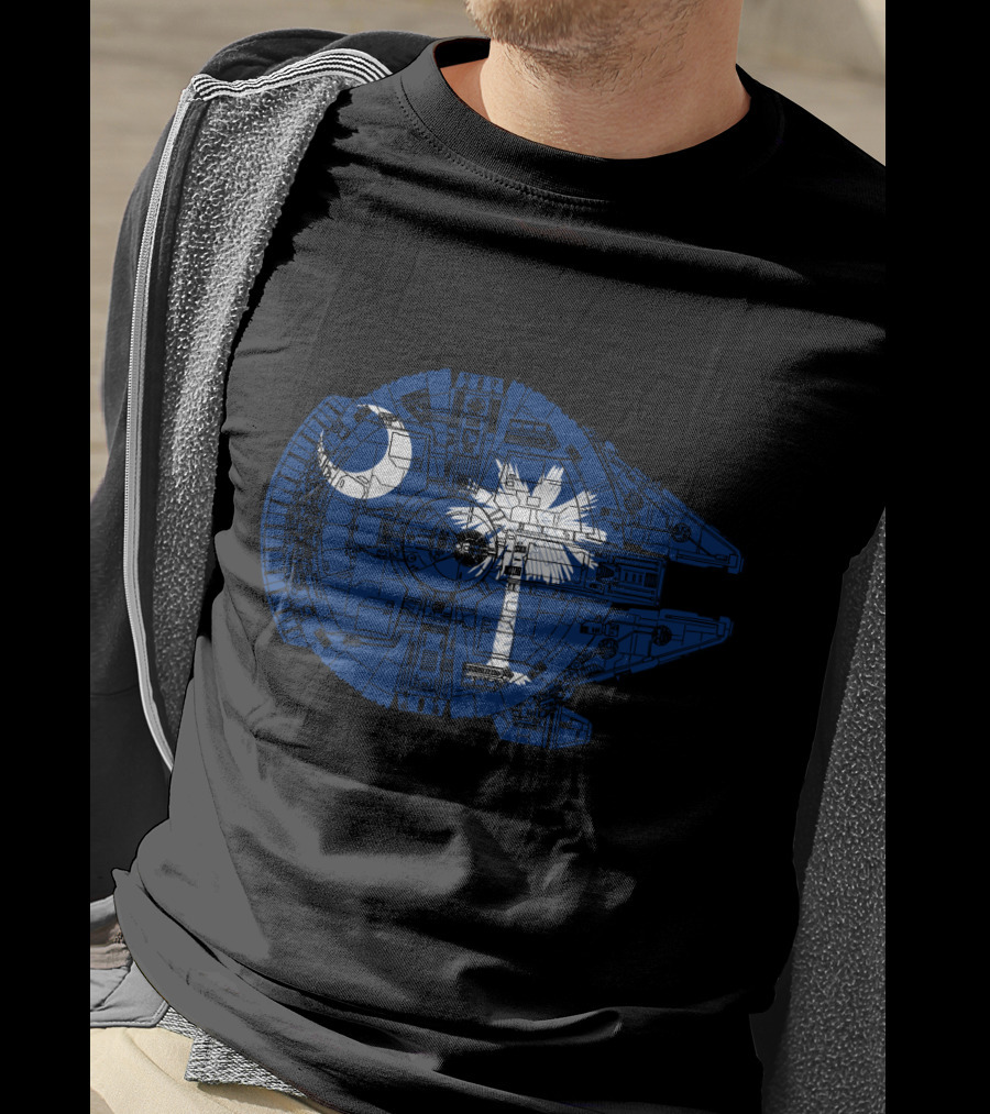 South Carolina Flag Millennium Falcon T-Shirt