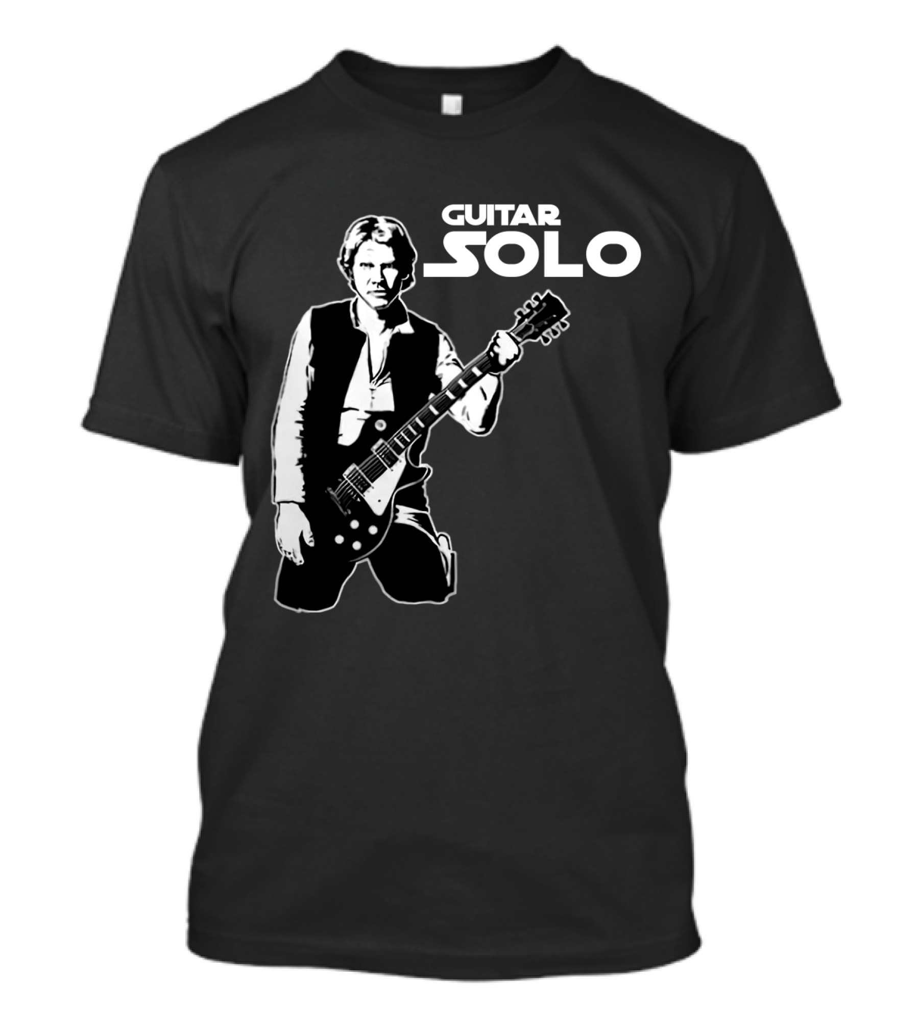 Guitar Solo Star Wars Han Solo With Guitar T-Shirt