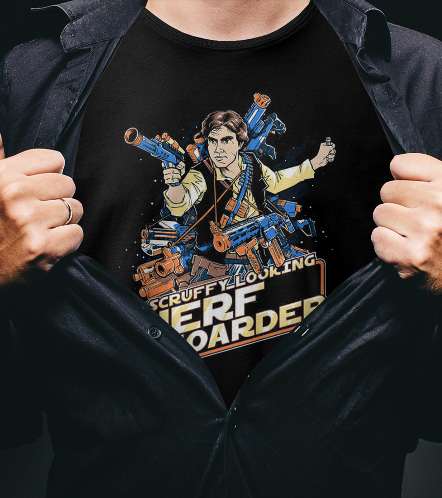 Scruffy Looking Nerf Hoarder Han Solo Star Wars T-Shirt
