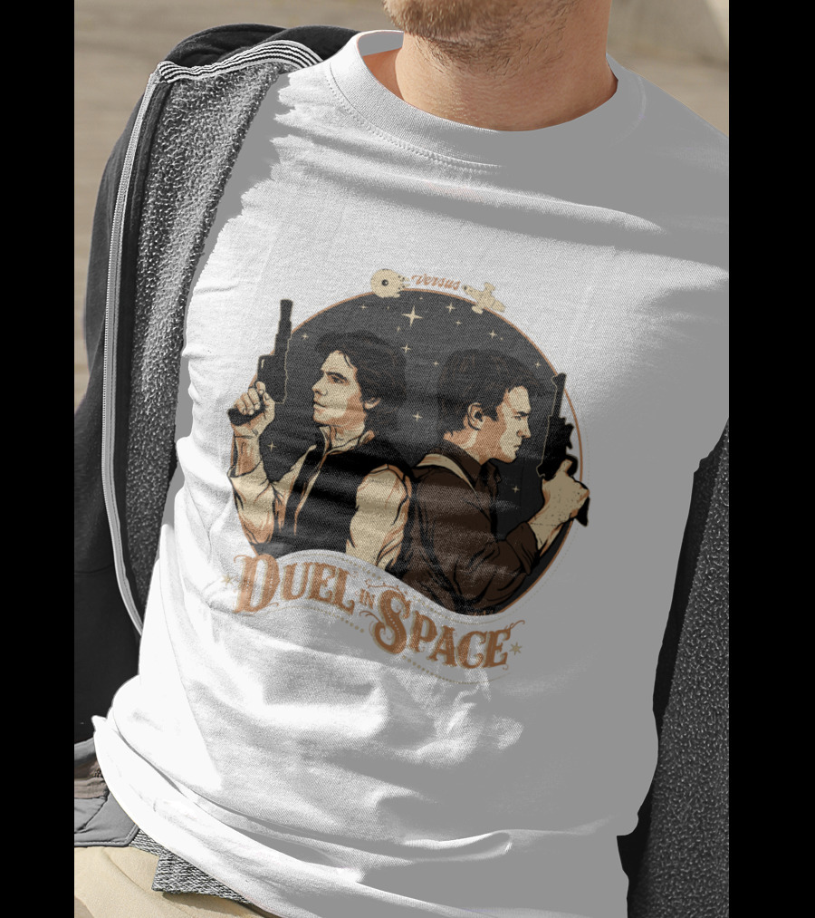 Duel In Space Versus Han Solo Star Wars T-Shirt